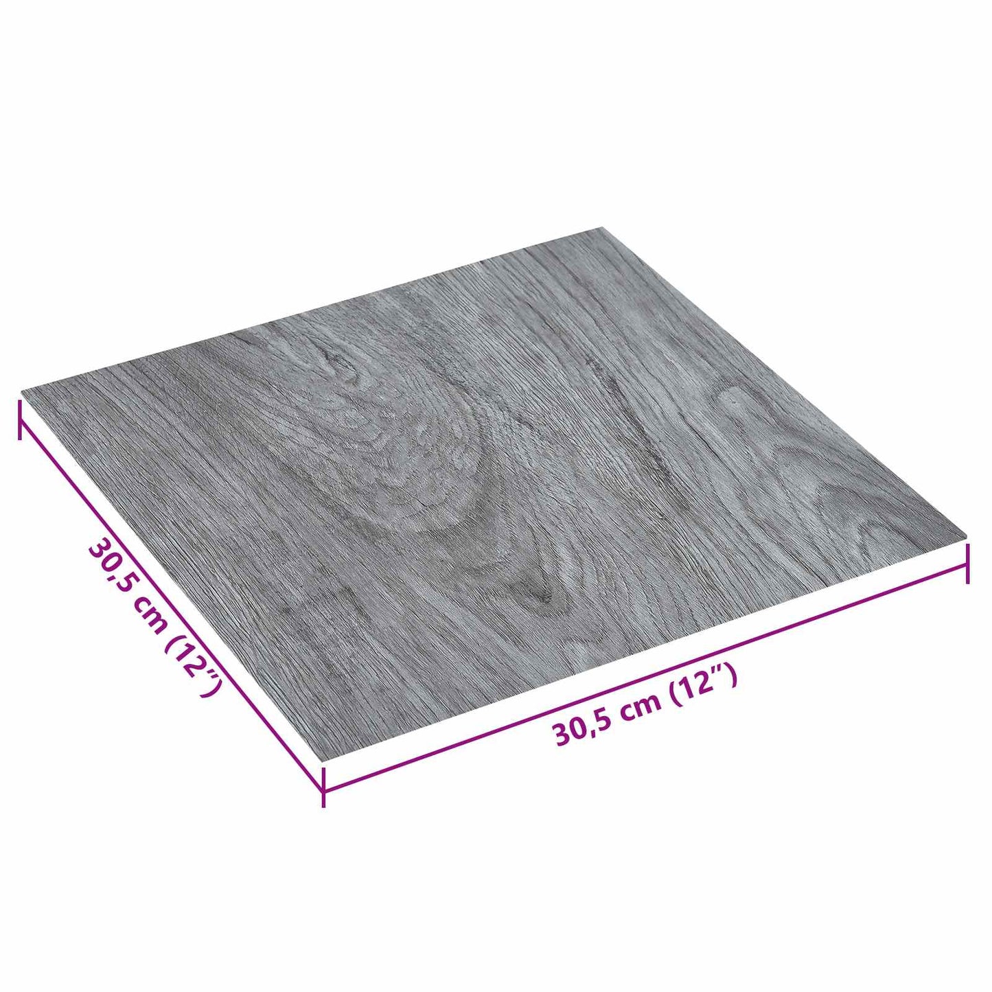 Self-adhesive Flooring Planks 30.5 x 30.5 cm 20 pcs PVC