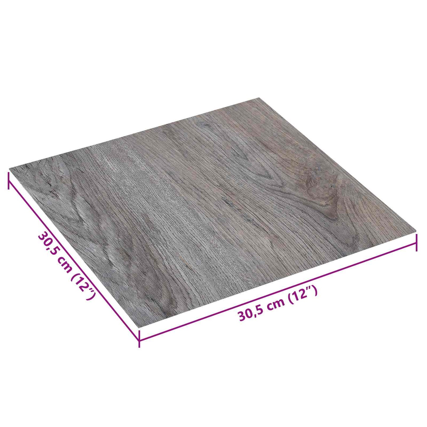 Self-adhesive Flooring Planks 30.5 x 30.5 cm 20 pcs PVC