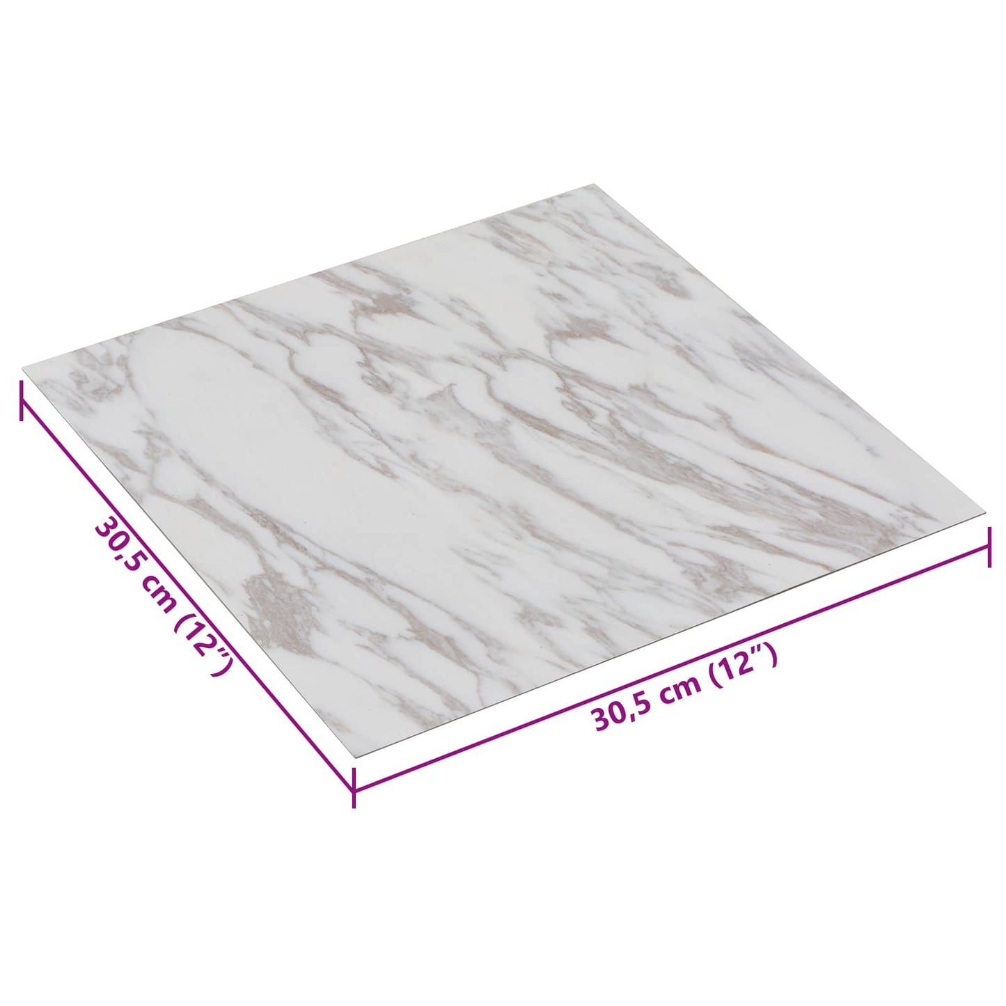 Self-adhesive Flooring Planks 30.5 x 30.5 cm 20 pcs PVC