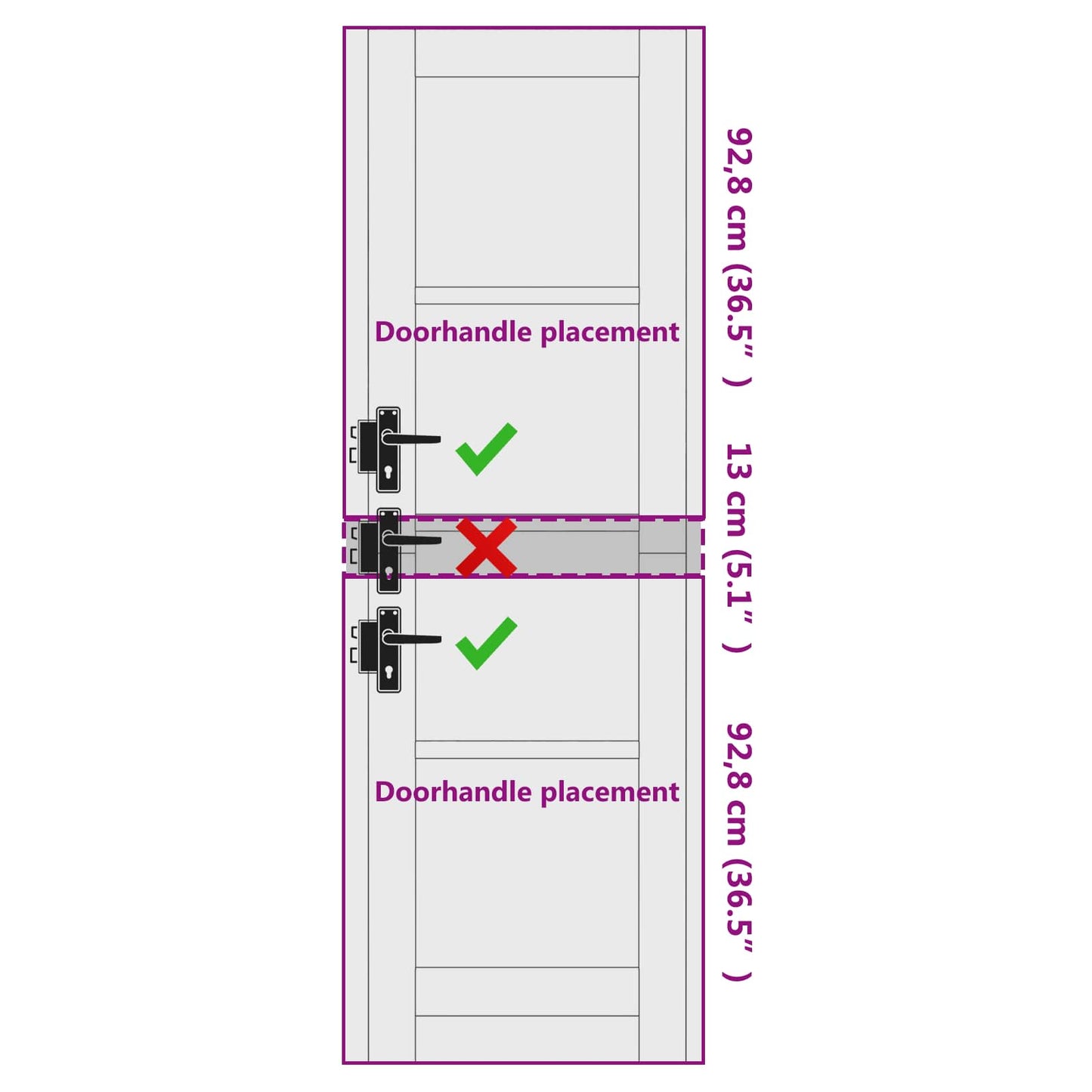 Interior Door Natural 61 x 198.5 cm Plywood