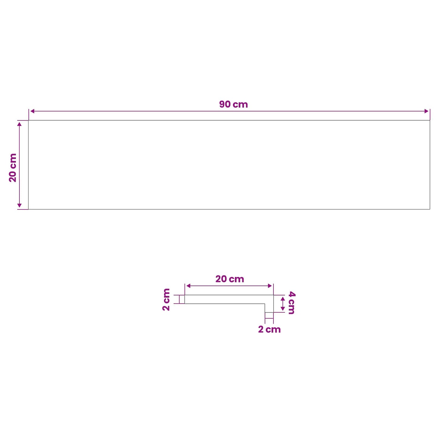 Window Sills 2 pcs Natural 90 x 20 x 2 cm Solid Beech Wood