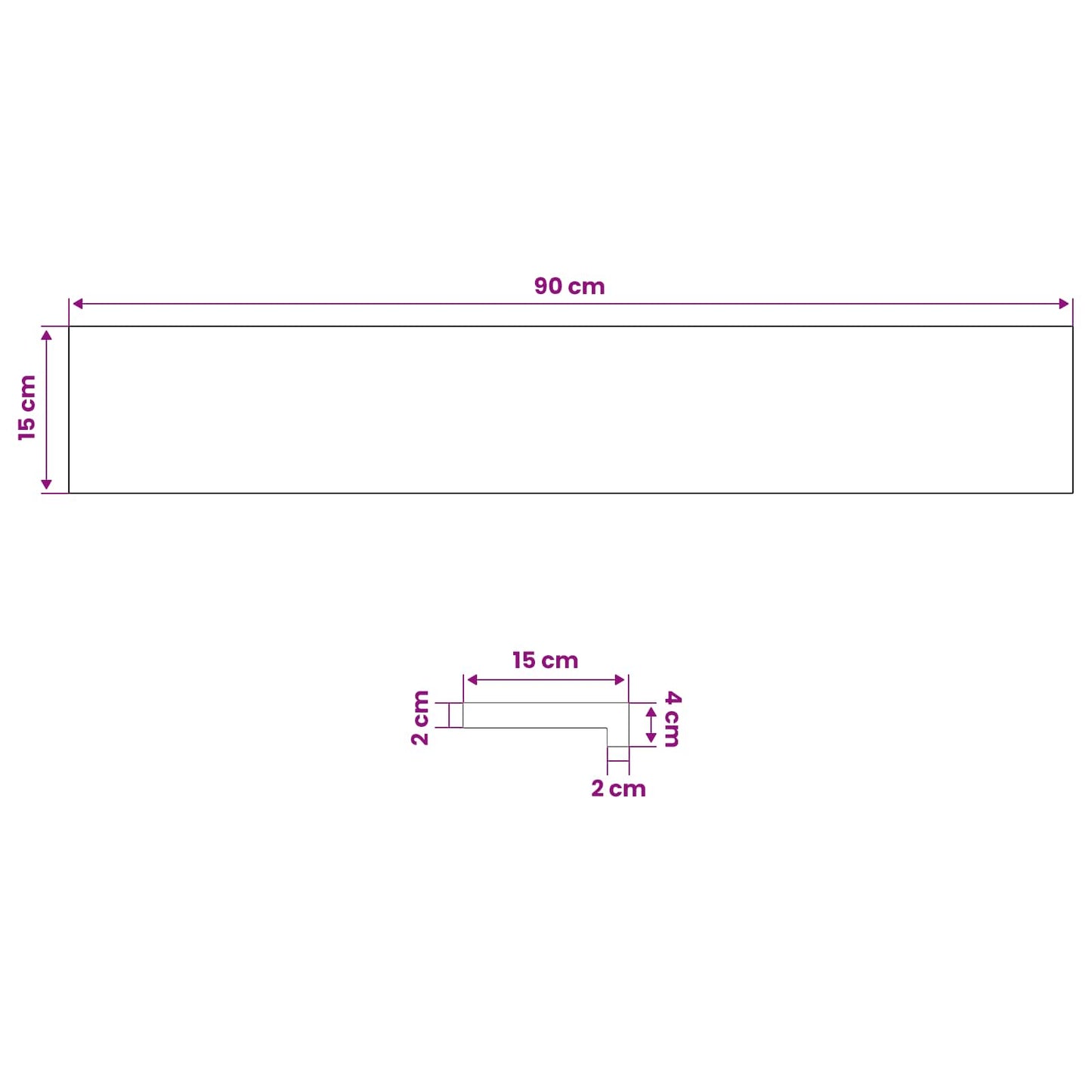 Window Sills 2 pcs Varnished 90 x 15 x 2 cm Solid Beech Wood