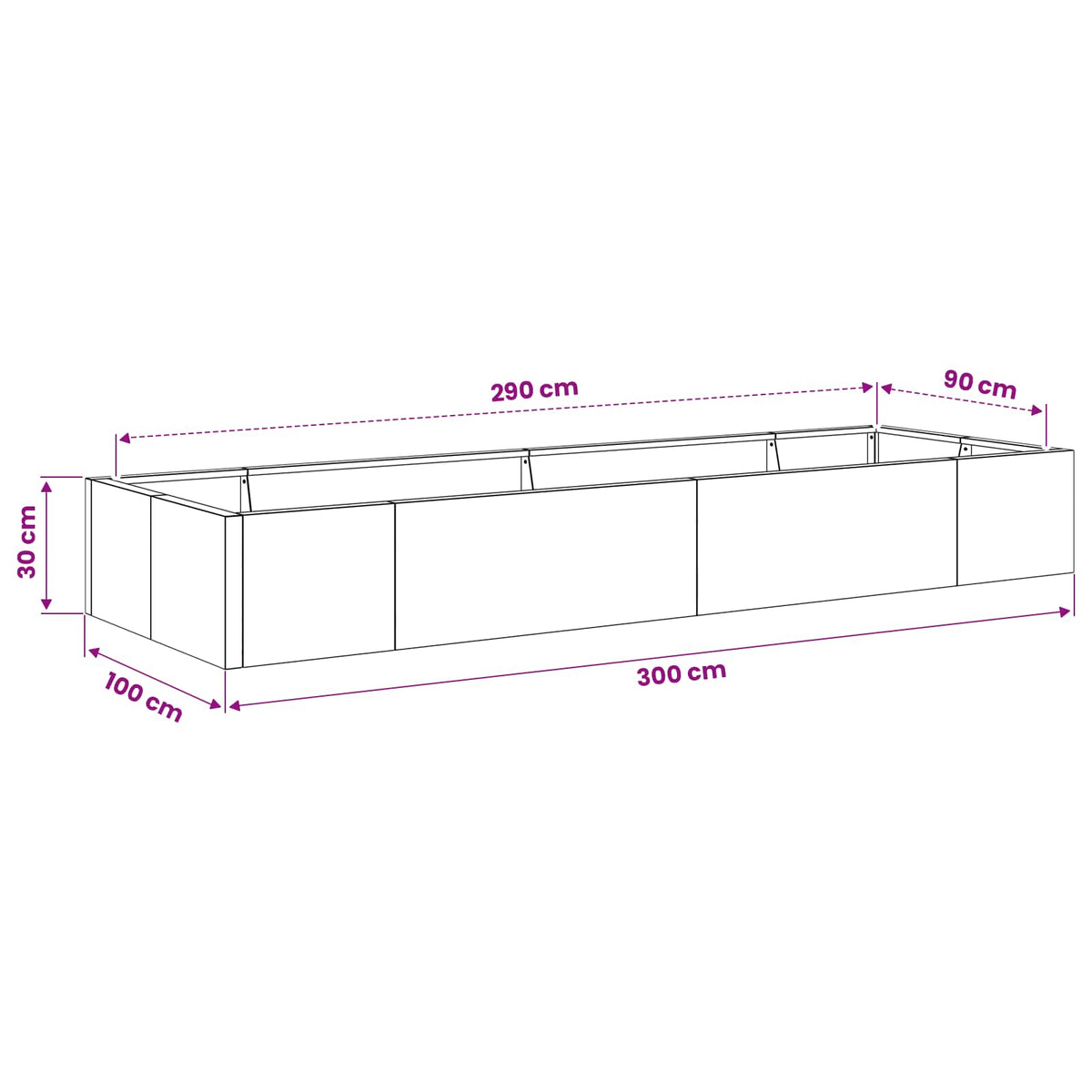 Retaining Wall 8 pcs 300 x 100 x 30 cm Galvanised Steel Silver