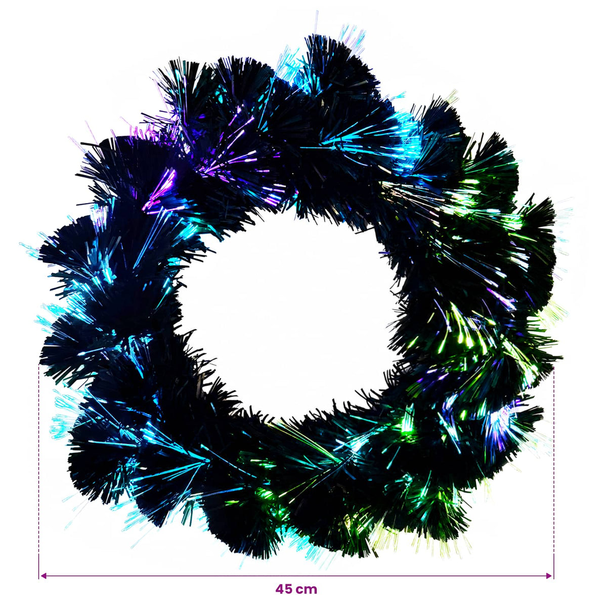 Christmas Garland 24 LEDs Multicolour PVC