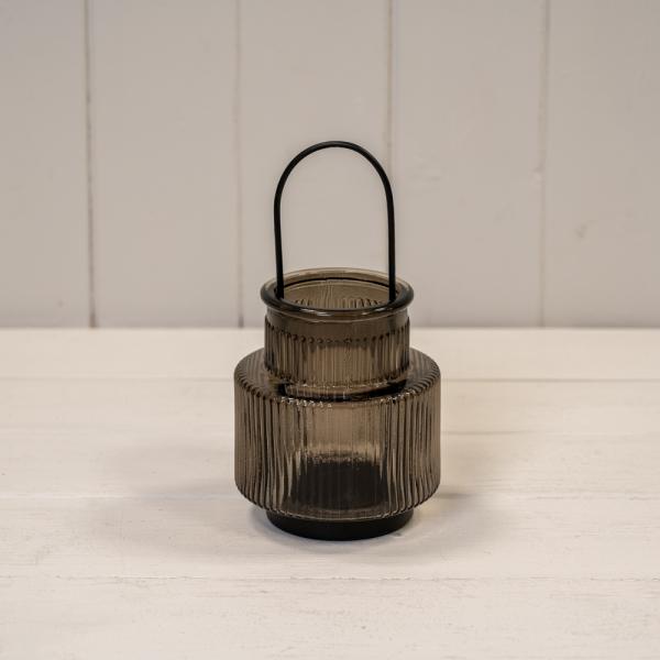 Warm Grey Glass Bottle