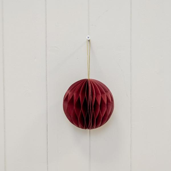 Set of 3 Caramel Round Baubles