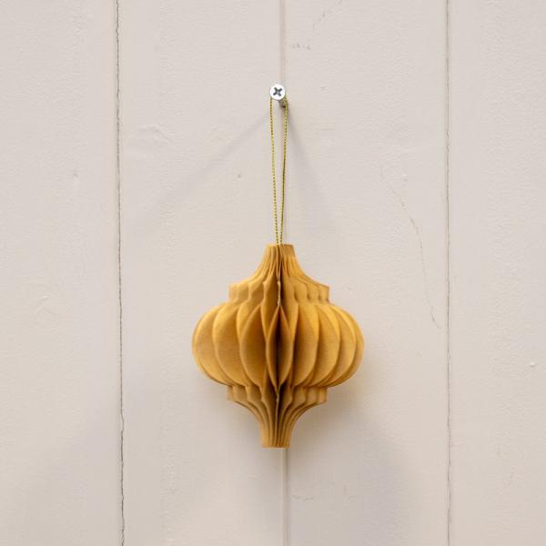 Set of 3 Off White Candy Baubles