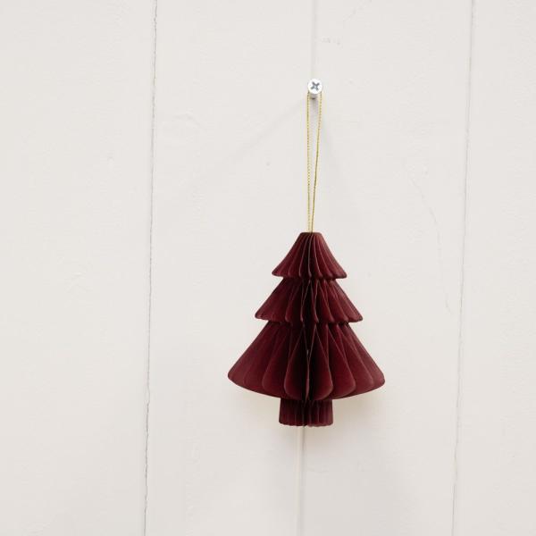 Set of 3 Caramel Tree Bauble