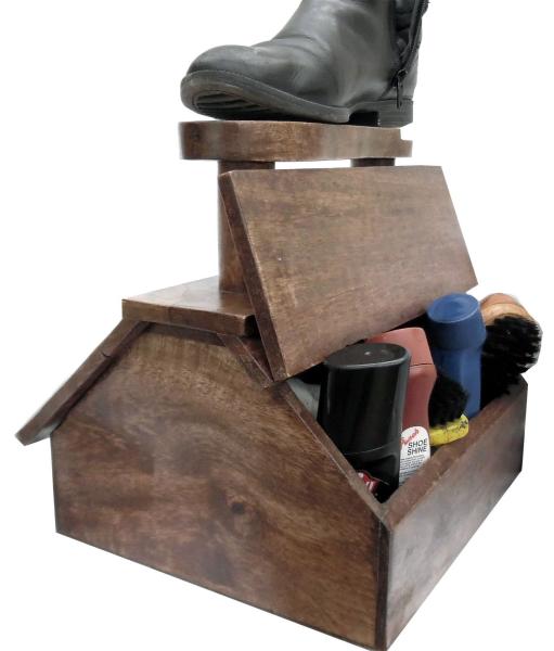 Solid Wood Magazine Organiser