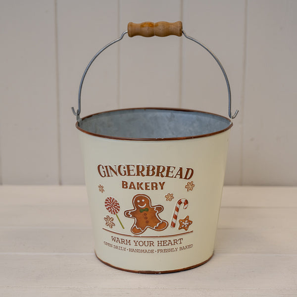 Large Gingerbread Bakery Bucket