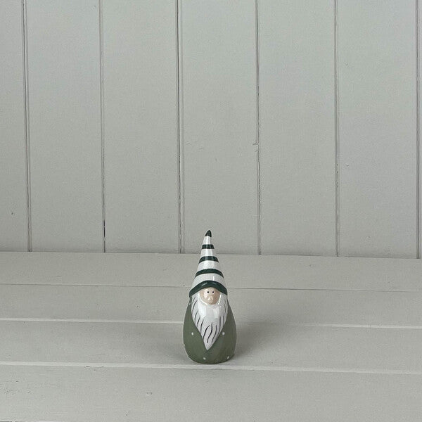 Light Green/White Ceramic Gonk Decoration L4.4xD4.4xH10cm Weight-71g
