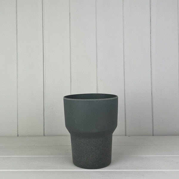 Earthy Natural Bamboo Minimalist Orchid Pot (13cm) H15.3cm D13cm Weight-1540g