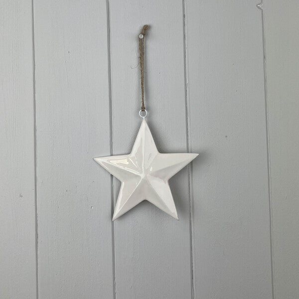 Silver Metal Heart 9cm