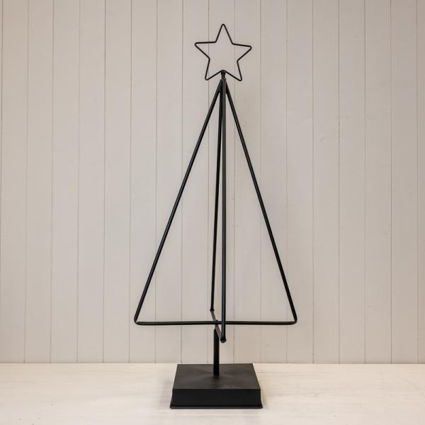Black Metal Set of Two Reindeer Decorations Boxed L-40.5xW33xTH67cm S-L32xW34xTH58.5cm