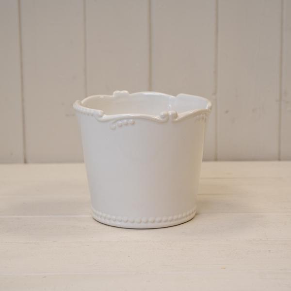 Warm Grey Debossed Star Jug TD10.5x8.5cm H15.3cm B10.5cm