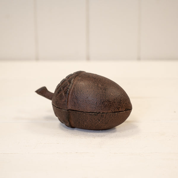 Cast iron bird 15x6x10cm