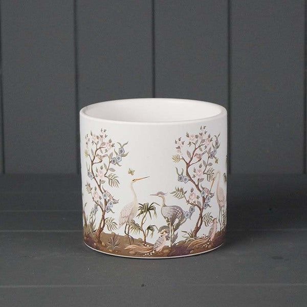 Stork Design Ceramic Plant Pot (14cm)