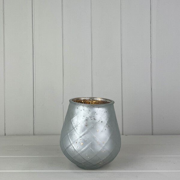 Black house shape lantern with glass insert :13.3 x W13.3 x H23.3 cm