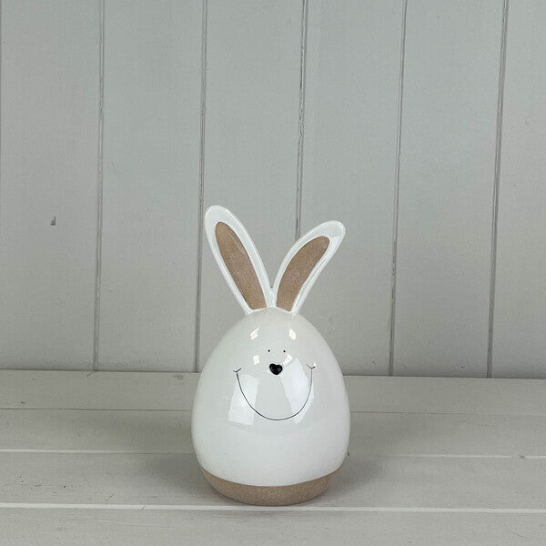 Ceramic White Rabbit H18cm Dia.10cm Weight-353g