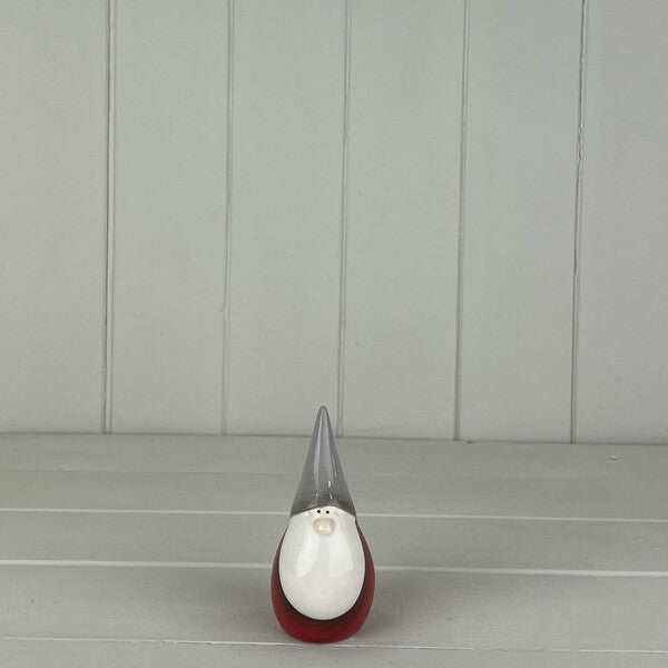 Red/Grey Ceramic Santa W6.8 D7.2 H15cm Weight-120g