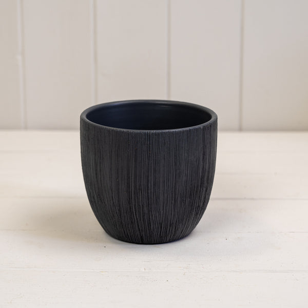 Slate Grey Pot TD11.5cm H10cm