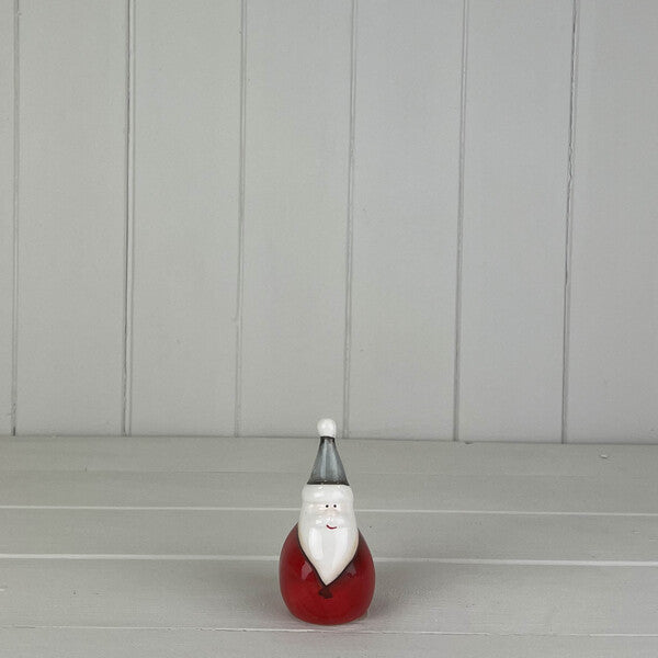Red/Grey Ceramic Gonk 11cm