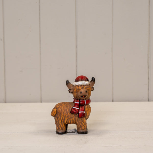 White Ceramic Hanging Reindeer L3.4xW3.4xH6.4cm