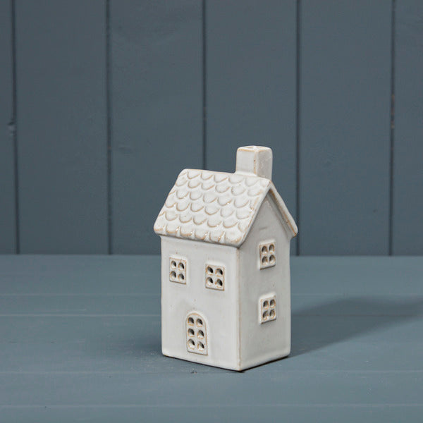 Ceramic House Tealight Holder W7.5xD6.5xH15.5cm
