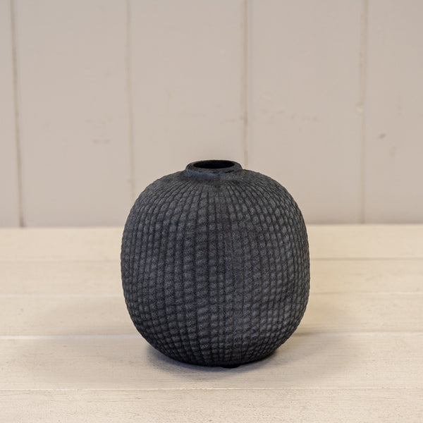 White Medium Textured Vase 10cm x 10cm x 170cm