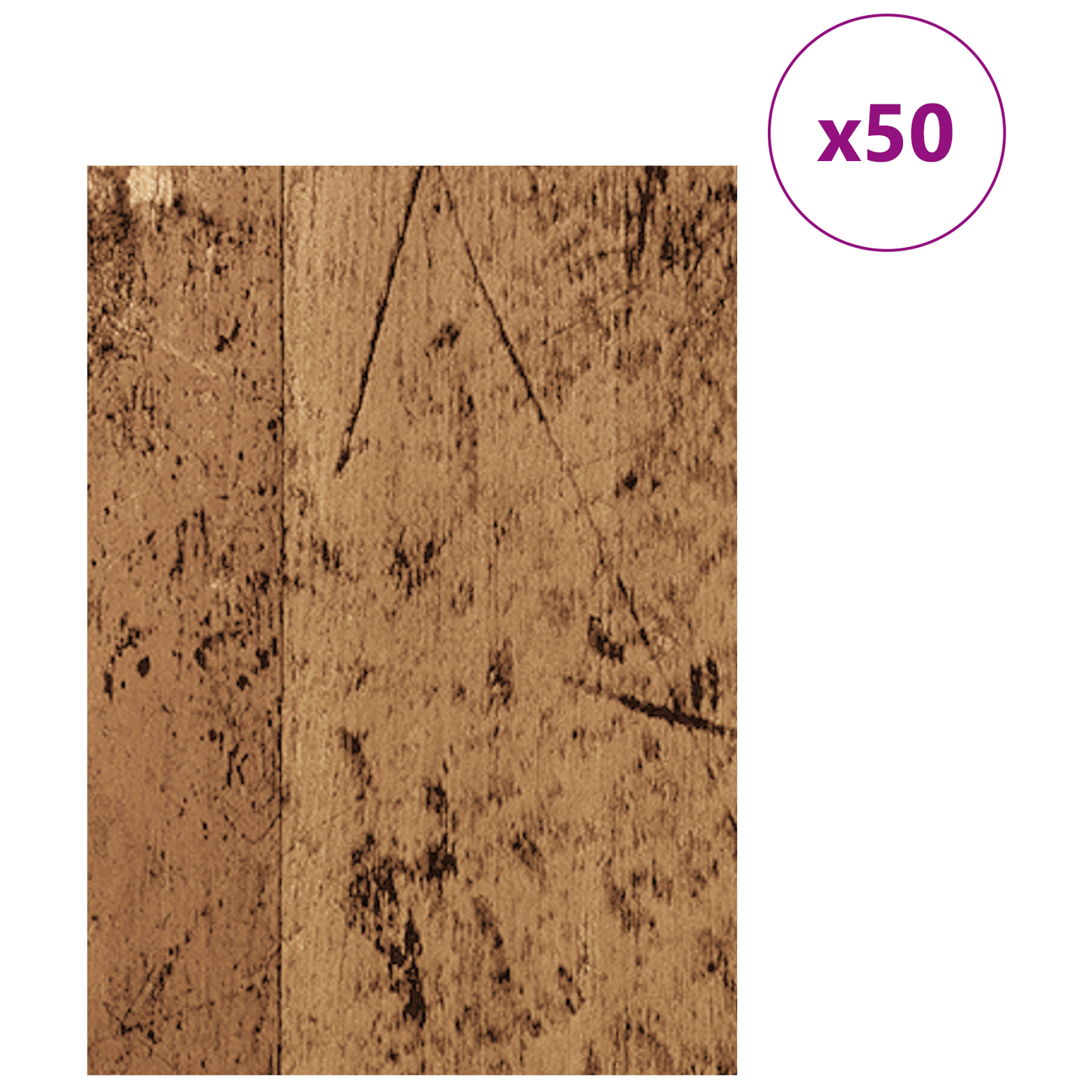 Decor Panels 50 pcs Old Wood 30 x 42 x 0.27 cm Engineered Wood