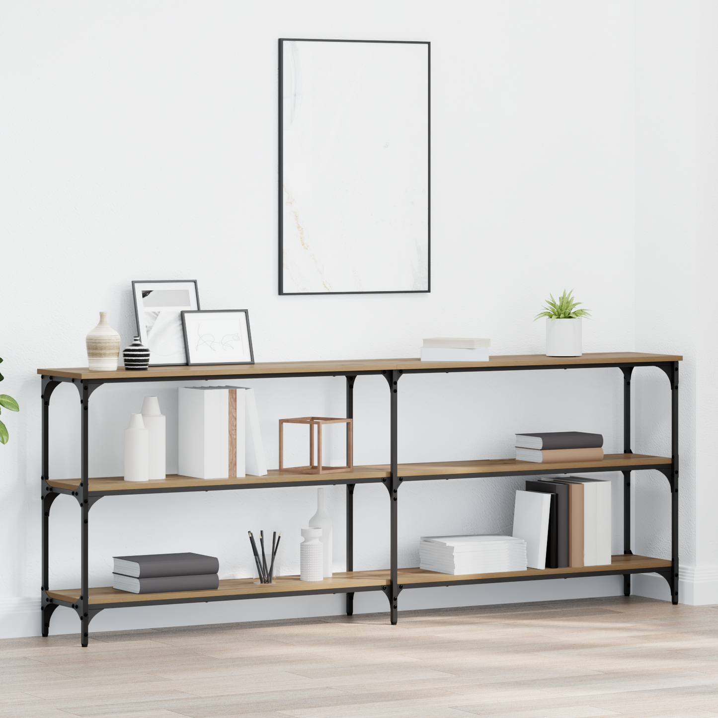Console Table Artisan oak 200 x 29 x 75 cm