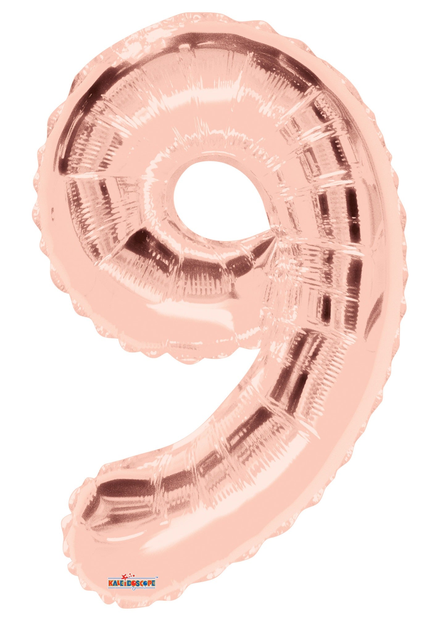 34"  Number Balloon - 9 - Rose Gold