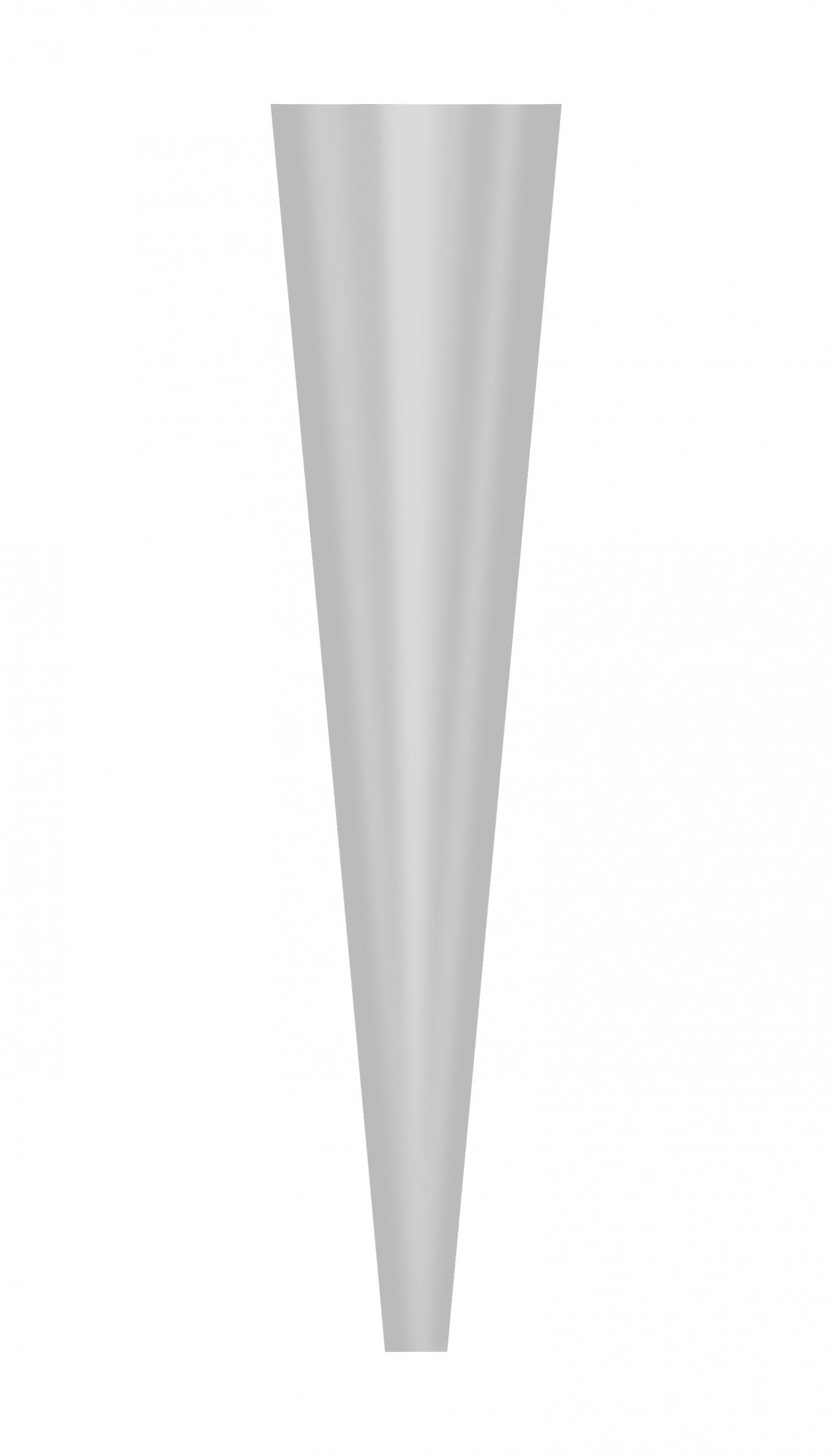 60cm Clear Single Rose Sleeves (Pack 50)