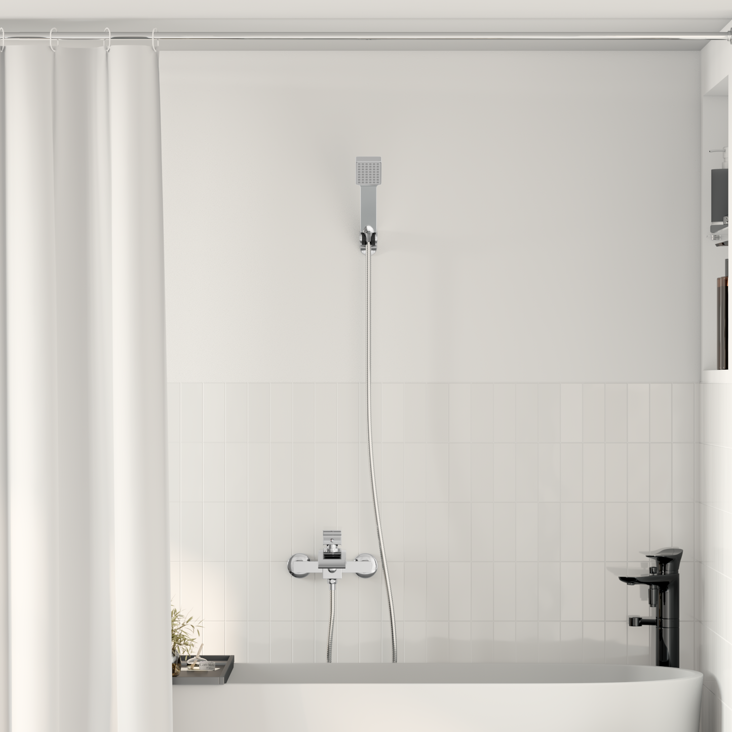 Shower Head Set Chrome G 1 / 2 inches