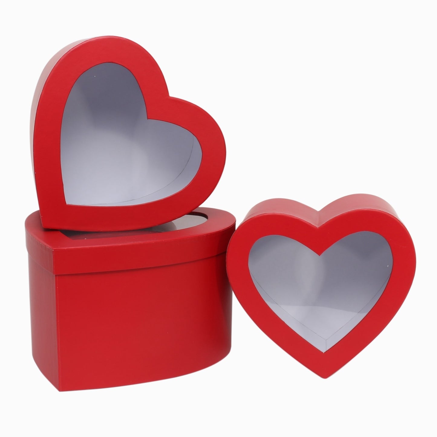 Red Heart Hat Box Set with Window