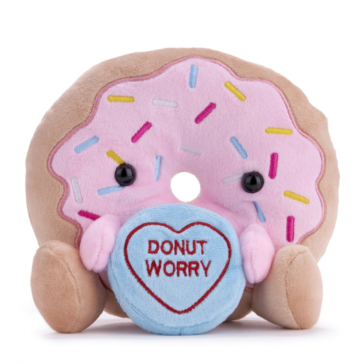 Love Hearts Donut Worry Plush 18cm (7inch)