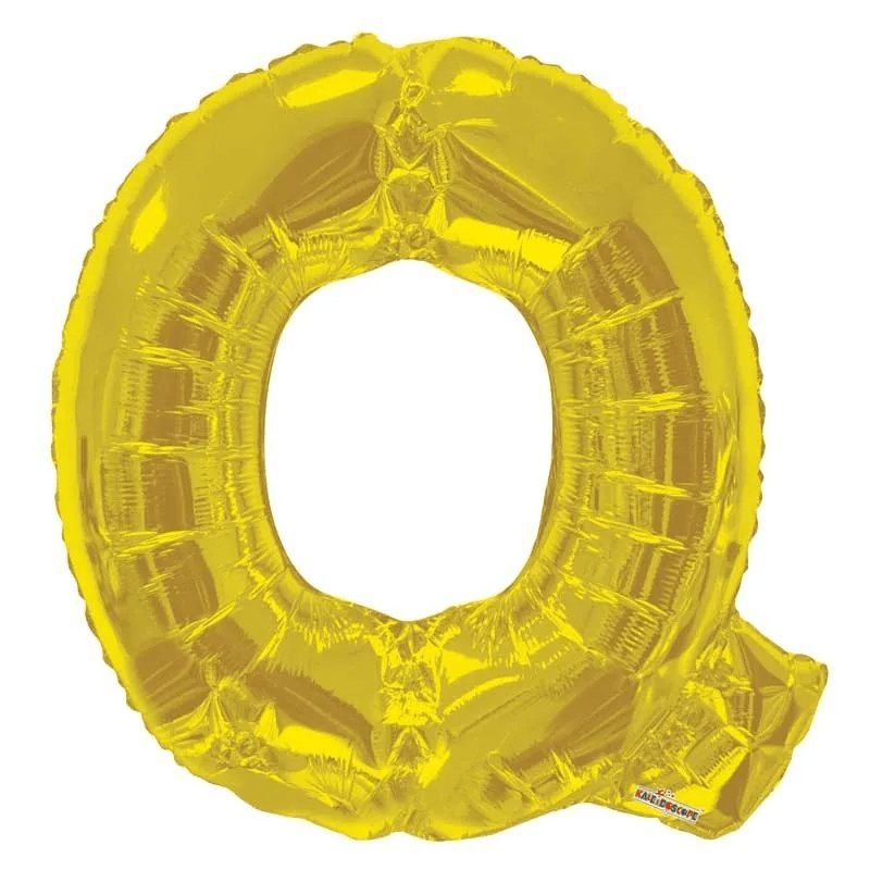 34"  Letter Balloon - Q - Gold