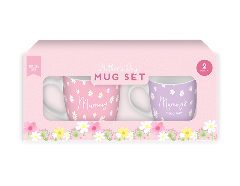 Mothers Day Mummy &amp; Mini Mug Set