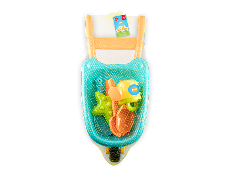 Wheel Barrow and Accessories Sand Set