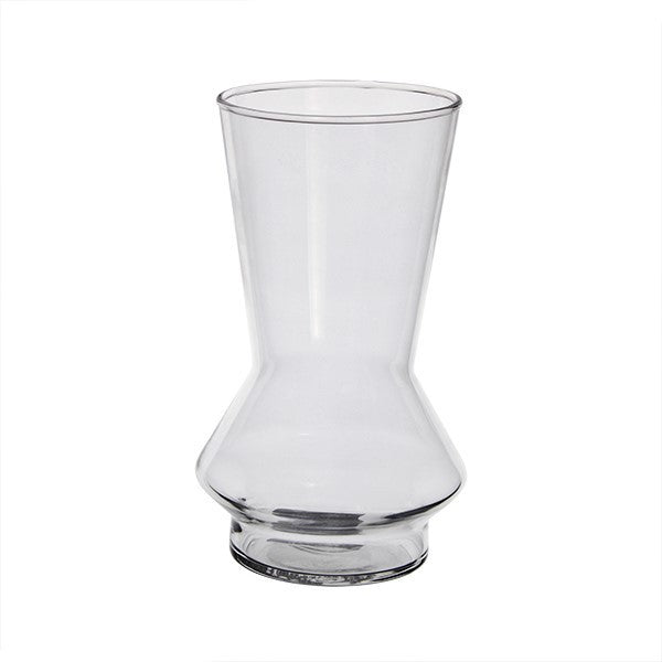 Clear Zara Hand TieÂ Glass Vase (19.5cm)