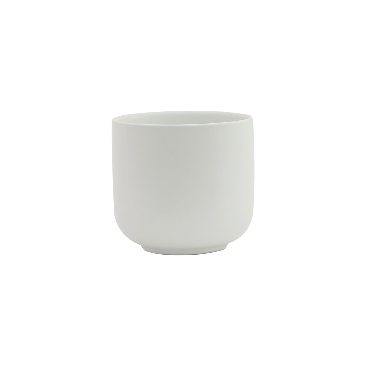 Hortus Havana Matt White Ceramic Pot (13cm)