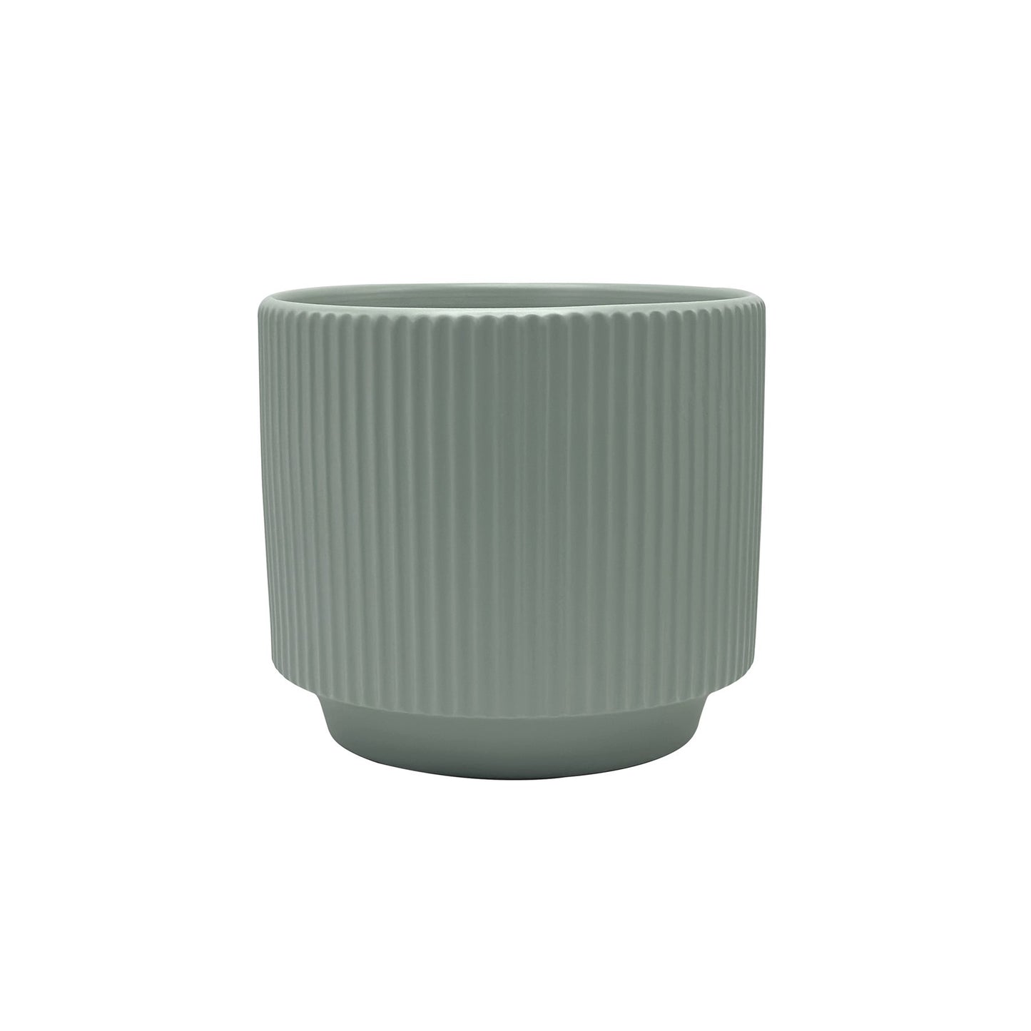 Matt Grey Hortus Tokyo Pot (16x14cm)