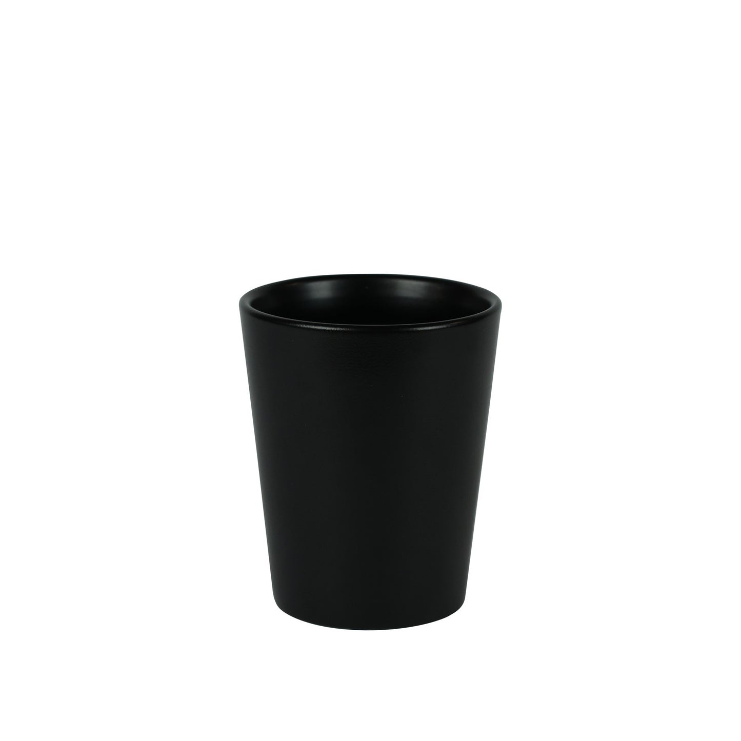 Hortus Vienna Matt Black Ceramic Pot (12cm)