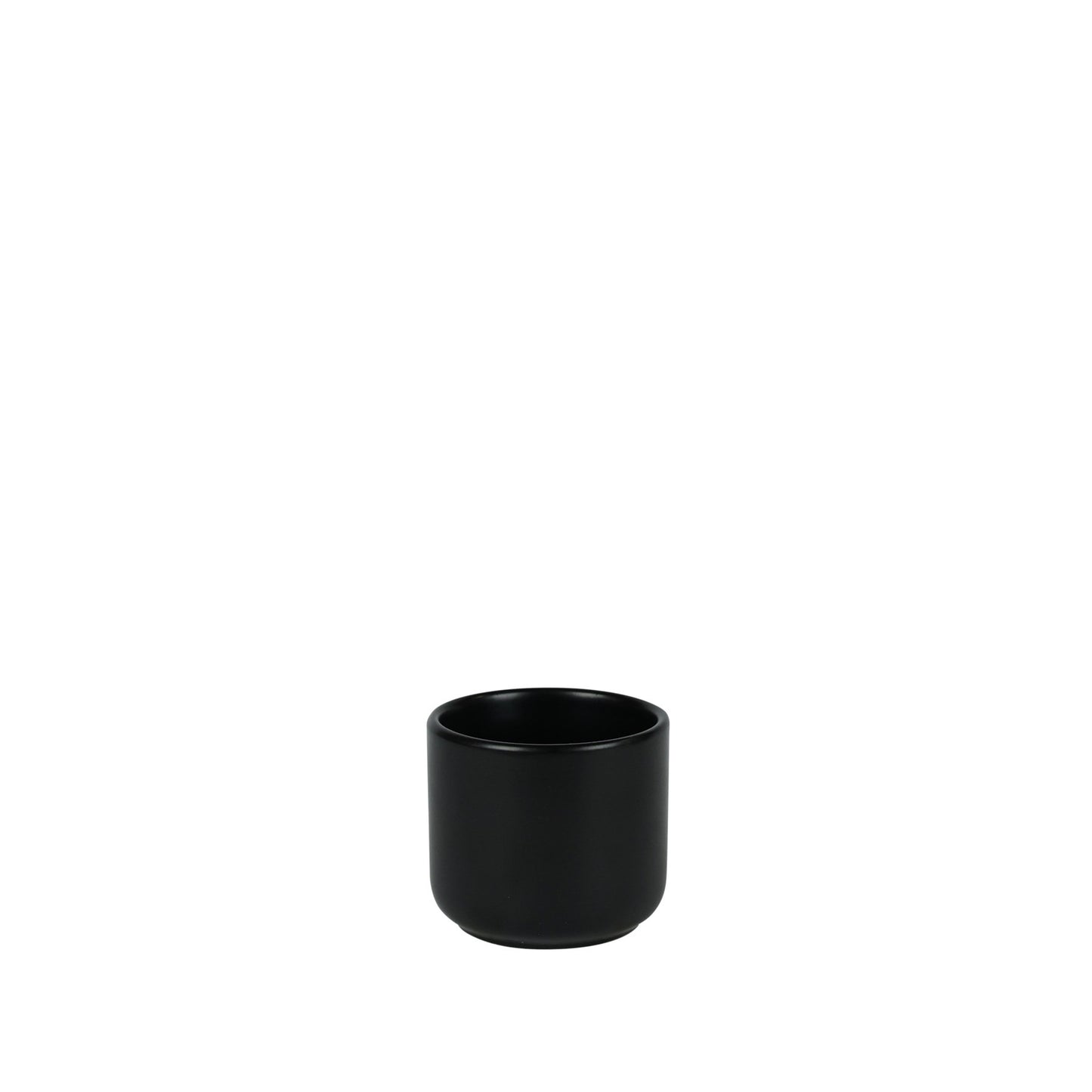 Hortus Havana Matt Black Ceramic Pot (7cm)