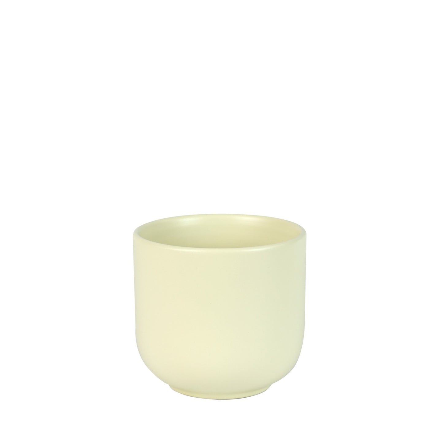 Hortus Havana Matt Cream Ceramic Pot (13cm)