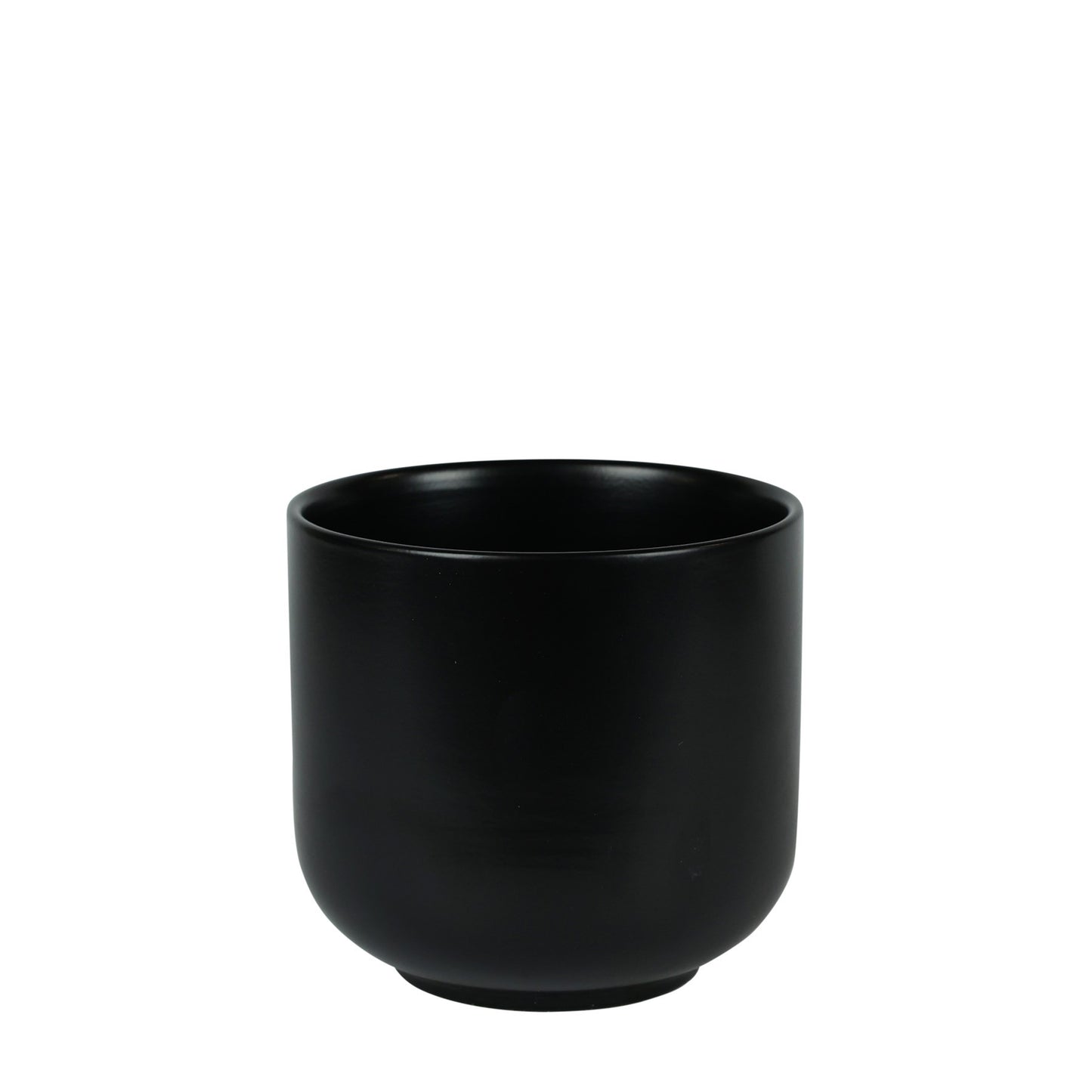 Hortus Havana Matt Black Ceramic Pot (15cm)