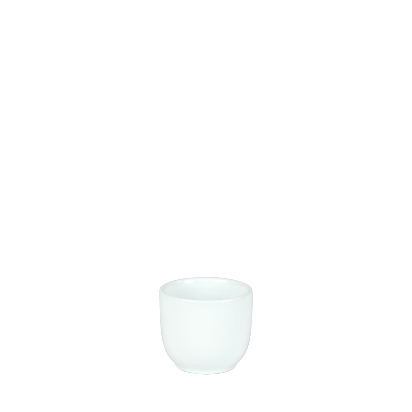 Glossy White Hortus Cairo Pot (8x7cm)