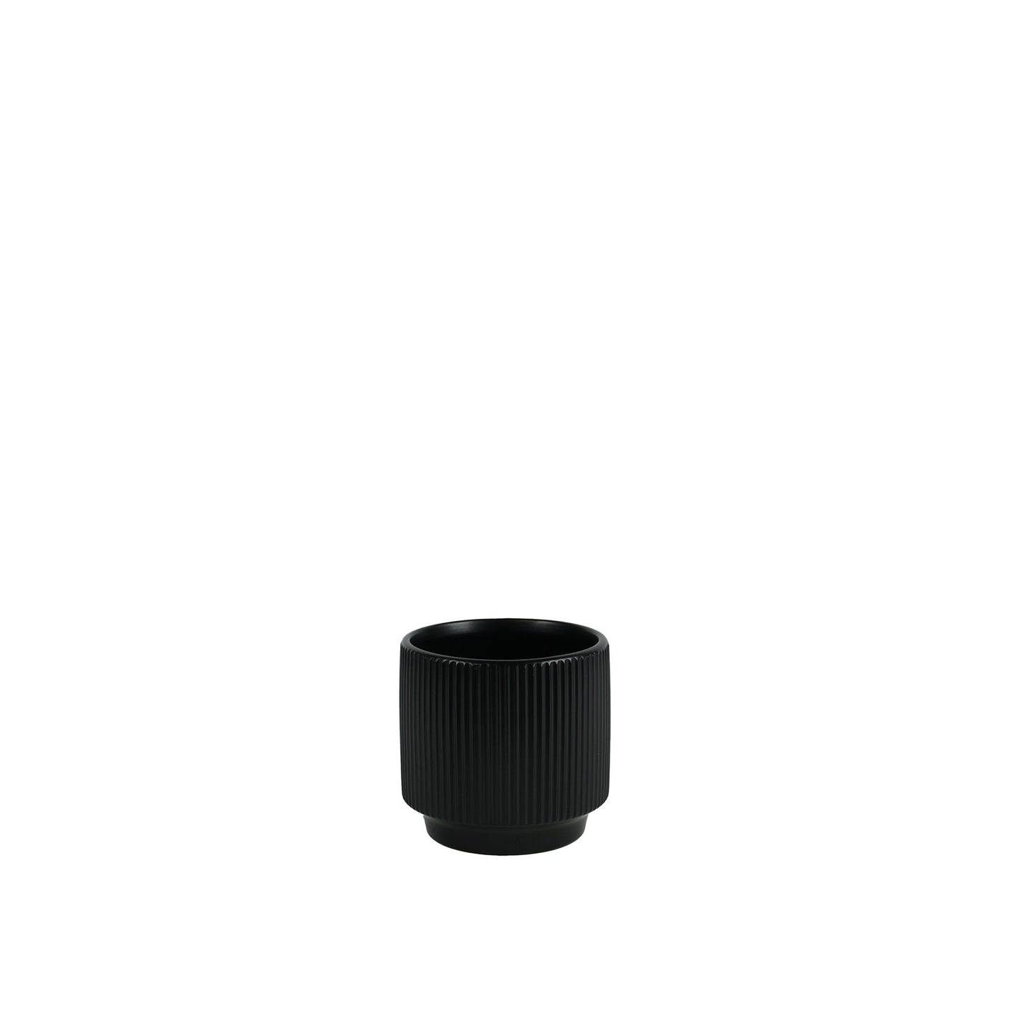 Matt Black Hortus Tokyo Pot (13x12cm)