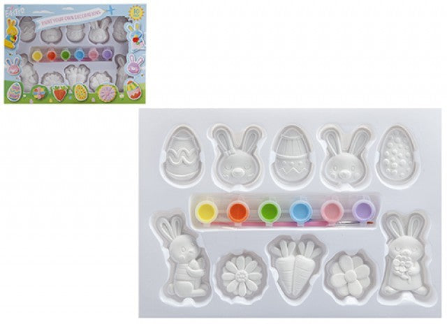 Pack of 10 Paint Your Own Easter Decorations