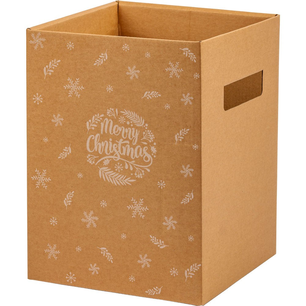 Merry Christmas Kraft Delivery Box